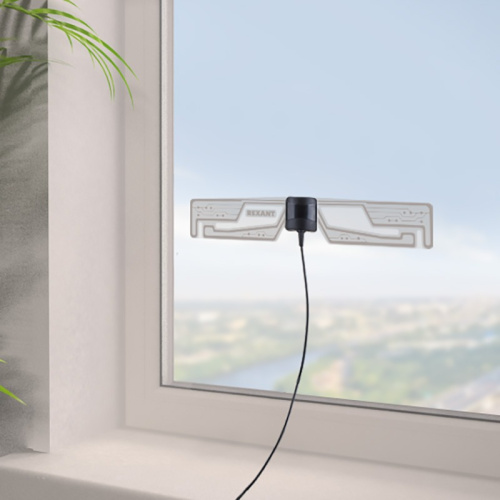 картинка Антенна комнатная «Активная» с USB питанием,  для цифрового телевидения DVB-T2, Ag-707 REXANT от магазина Сантехстрой