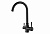 картинка смеситель для кухни zorg sh 763 inox grafit pvd серый