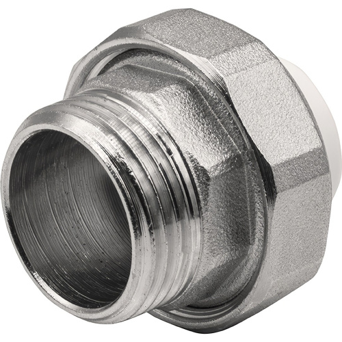 картинка Муфта THERMOLIGHT комбинированная разъемная PP-R НР 20х1quot; белый (10/160) от магазина Сантехстрой