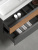 картинка Тумба под раковину подвесная SANCOS Delta 1195х445х500, c двумя ящиками оснащенными доводчиками , дуб красный/гра от магазина Сантехстрой