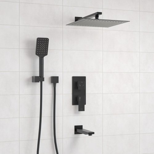 картинка Душевая система WasserKRAFT A172071 Черная матовая от магазина Сантехстрой