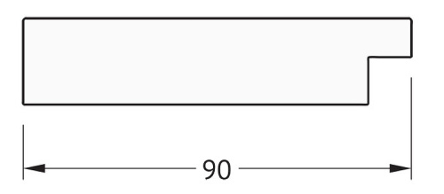 картинка Зеркало Evoform Definite 150х60 BY 3120 в багетной раме - Бронзовая лава 90 мм от магазина Сантехстрой