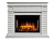 картинка Портал Firelight Bricks 30 камень белый, белая эмаль от магазина Сантехстрой