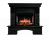 картинка Портал Firelight Pietra Nuovo 30 камень сланец чёрный, шпон венге от магазина Сантехстрой