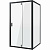 картинка Душевое ограждение Niagara Nova NG-83-11AB-A90B (110х90х195) прямоугольник,черный,дверь распашная,стекло прозрачное,2 места от магазина Сантехстрой