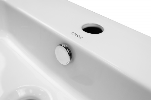 картинка Раковина накладная Azario 485х410х125 прямоугольная, белый глянец (AZ-2258) от магазина Сантехстрой
