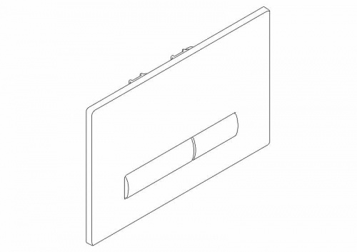 картинка Клавиша смыва BelBagno Genova BB019-GV-CHROME Хром глянцевый от магазина Сантехстрой