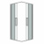 картинка Душ.ограждение 300.K33.02.8080.10.00 Cosmo (80*80*195) квадрат,раздвижная,хром,стекло прозрачное,1м от магазина Сантехстрой