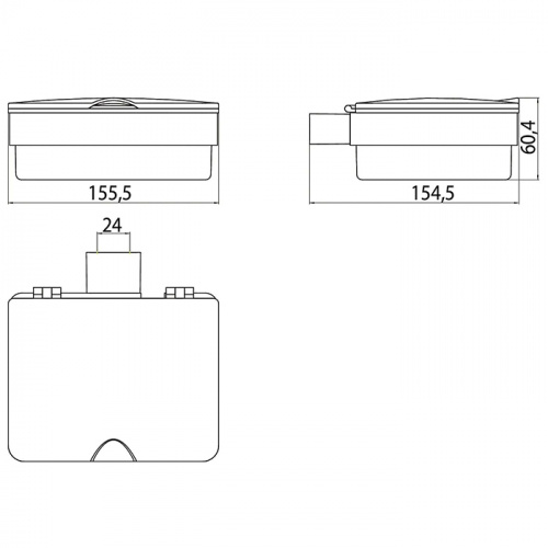 картинка Emco Loft Держатель для влажной бумаги, цвет черный/, цвет черный от магазина Сантехстрой