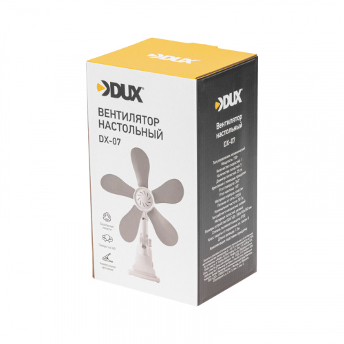 картинка Вентилятор настольный DX-07 DUX от магазина Сантехстрой