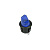 картинка Выключатель клавишный круглый 250V 6А (3с) ON-OFF синий REXANT (перепак.  из 12в) от магазина Сантехстрой
