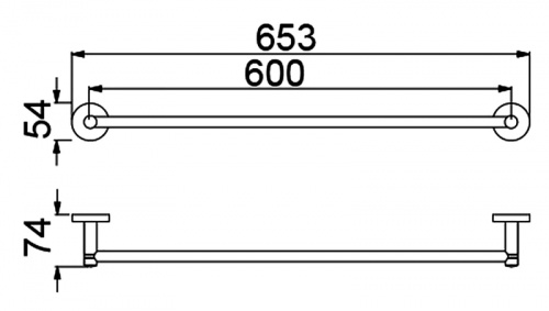 картинка Полотенцедержатель Timo Saona (13053/03) черный от магазина Сантехстрой