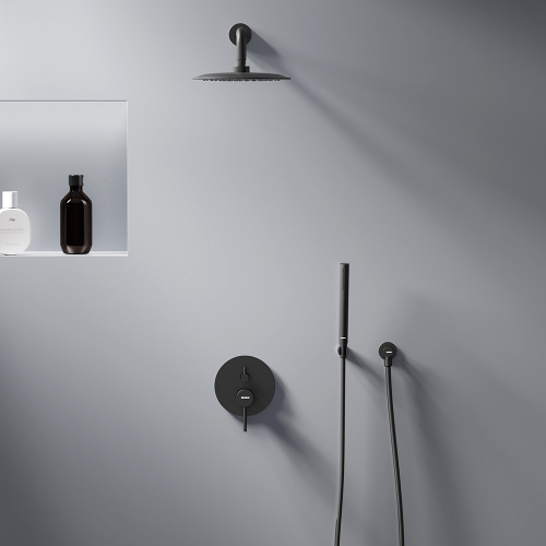 картинка 936520300 Scandinavian Pure встраиваемая душевая система со смесителем для душа, черный от магазина Сантехстрой