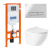 картинка Комплект 4 в 1 Унитаз подвесной BelBagno SFERA-R BB046CHR с сиденьем BB2111SC + Система инсталляции для унитазов BelBagno BB002-80 с кнопкой смыва BB0 от магазина Сантехстрой