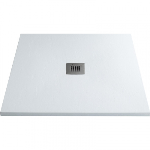 картинка Душевой поддон из искусственного камня Allen Brau Priority 90x90 8.31002-21 Белый камень от магазина Сантехстрой