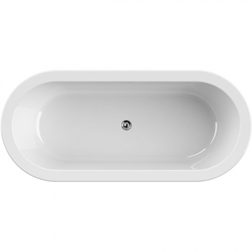 картинка Акриловая ванна Cezares Slim 180x80 SLIM CENTRAL-180-80-60-NERO-SET без гидромассажа от магазина Сантехстрой