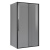 картинка Душевое ограждение Niagara Nova NG-85-13TB-TB100-34 (130х100х195) прямоугольник,черный матовый,дверь раздвижная,стекло тонированное,2 места от магазина Сантехстрой