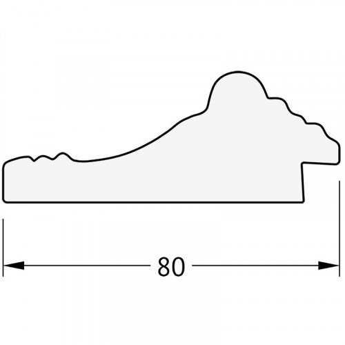картинка Зеркало Evoform Exclusive-G 157х75 BY 4267 с гравировкой в багетной раме - Сусальное золото 80 мм от магазина Сантехстрой