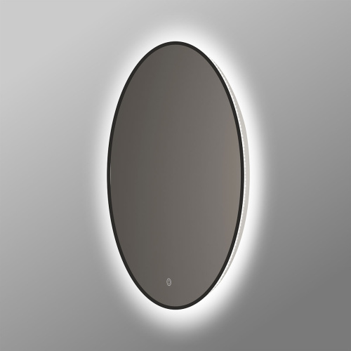 картинка Зеркало LED VLM-3DE800B 800×800 c сенсорным выключателем и диммером от магазина Сантехстрой