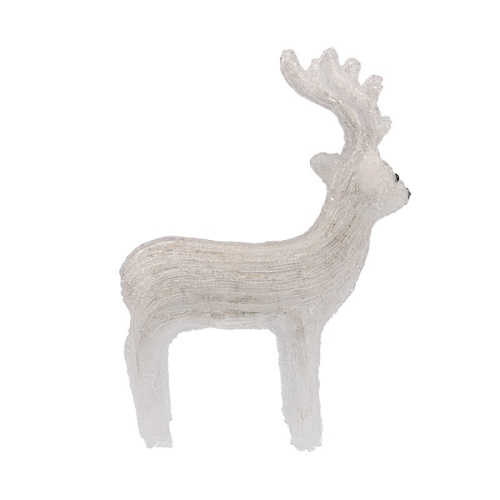 картинка Акриловая светодиодная фигура Северный олень 45 см,  100 светодиодов,  IP65, понижающий трансформатор в комплекте NEON-NIGHT от магазина Сантехстрой