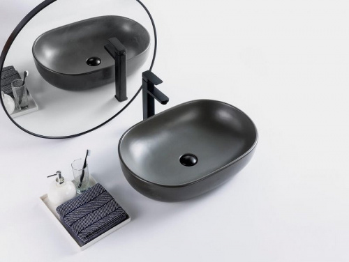 картинка Раковина-чаша BelBagno 60 BB1084-H311 Серая матовая от магазина Сантехстрой
