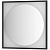 картинка Зеркало 70x70 см черный матовый Defesto Eclipse DF 2232S от магазина Сантехстрой