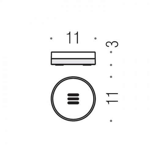 картинка Colombo Nordic Мыльница настольная, цвет: PVD золото матовое/матовое стекло от магазина Сантехстрой