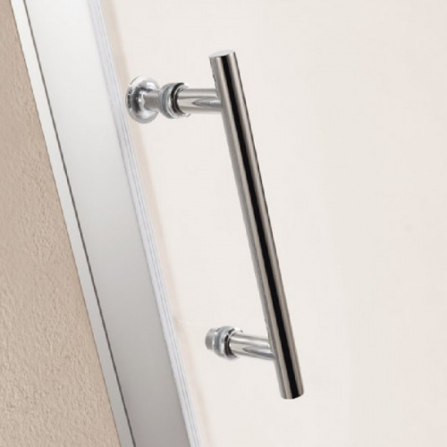 картинка Душевая дверь в нишу Cezares Eco BF-1 120 профиль Черный стекло прозрачное от магазина Сантехстрой