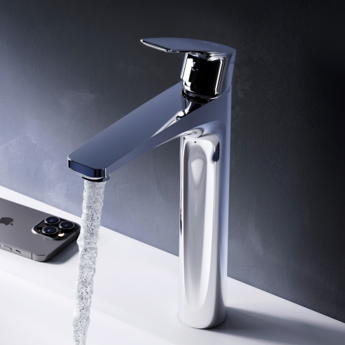 картинка F90A92000 Gem, смеситель для умывальника высокий, хром, шт. от магазина Сантехстрой