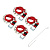 картинка Цепи (браслеты) противоскольжения REXANT для кроссоверов,  однорядные,  к-т 4 шт. от магазина Сантехстрой