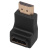 картинка Переходник штекер HDMI - гнездо HDMI,  угловой REXANT от магазина Сантехстрой