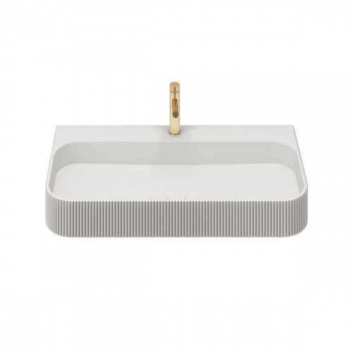 картинка Раковина Solid Surface Vincea VWB-6SG90MW, 900*460*120, подвесная, цвет белый матовый от магазина Сантехстрой