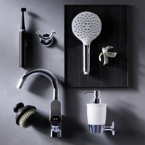 картинка F8002700 Like, смеситель для умывальника с поворотным изливом, хром, шт. от магазина Сантехстрой