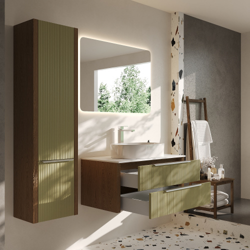 картинка Пенал подвесной Валенсия, Зеленый тростник от магазина Сантехстрой