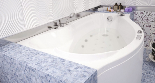 картинка Акриловая ванна Aquanet Palma 170x90 L 205737 без гидромассажа от магазина Сантехстрой
