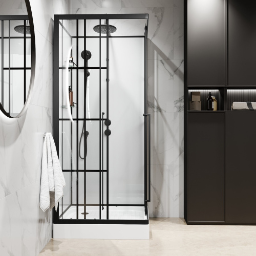 картинка Душ.каб. Niagara Standart ST90/15QR/KL/BKT (900х900х2250) 3 места от магазина Сантехстрой
