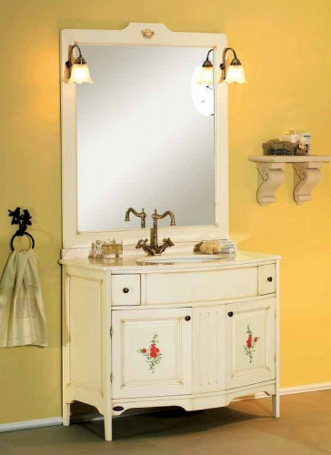 картинка Зеркало Cezares Alicante 80 AL.SP.403 Decorato Celeste Crema от магазина Сантехстрой
