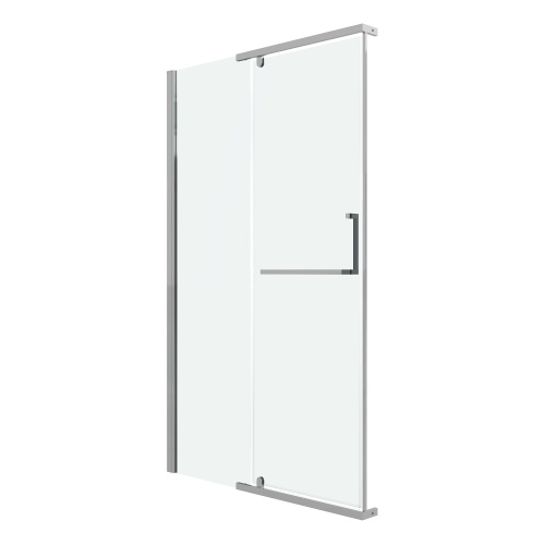 картинка Дверь в нишу 100.K33.03.110.10.00 Pragma (110*195) хром, стекло прозрачное, 1 место от магазина Сантехстрой