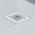 картинка W02BD-P11-010-01SB PrimeFlow Трап для душа точечный мокрый затвор Cut Gradient 10см цвет сталь мат от магазина Сантехстрой