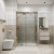картинка Душ.ограждение 120.K33.04.1280.32.00 Classic (120*80*195) золото сатин, стекло прозрачное, 2 места от магазина Сантехстрой
