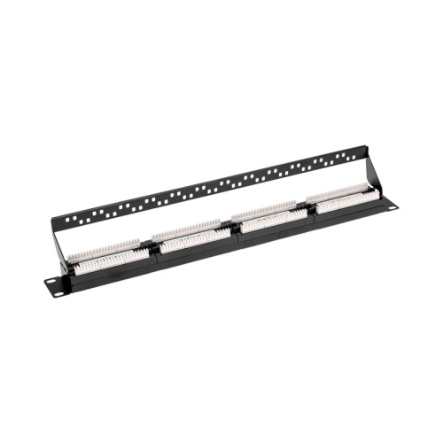 картинка Панель коммутационная с кабельным органайзером 19",  1U,  24 порта, UTP,  RJ-45, CAT 5e REXANT PRO от магазина Сантехстрой