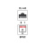 картинка Модуль Keystone Jack RJ-45(8P8C), UTP,  CAT 5e,  тип 180 градусов,  самозажимной,  белый REXANT от магазина Сантехстрой