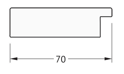 картинка Зеркало Evoform Definite 146х56 BY 3114 в багетной раме - Соты медь 70 мм от магазина Сантехстрой