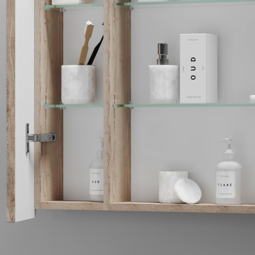 картинка Зеркальный шкаф для ванной комнаты Mirror Ceramica Nova mi80eg от магазина Сантехстрой