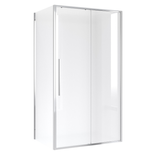 картинка Душевое ограждение Niagara Nova NG-64-11A-A80-34 (110х80х195) прямоугольник,хром,дверь раздвижная,стекло прозрачное,2 места от магазина Сантехстрой