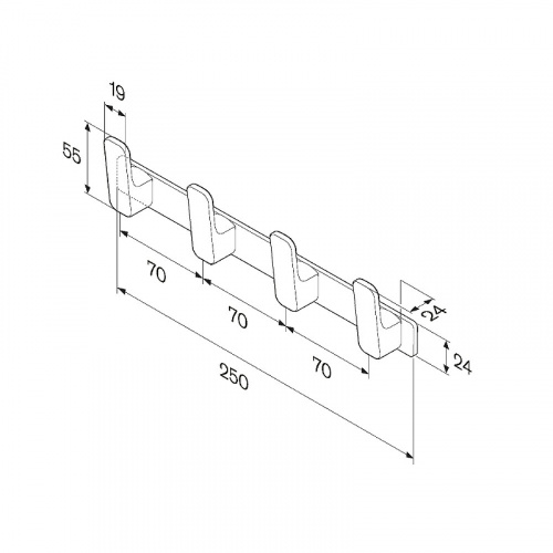 картинка A8F35922 Func Набор крючков для полотенец от магазина Сантехстрой