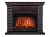 картинка Портал Firelight Porto 25 камень черный, шпон венге от магазина Сантехстрой