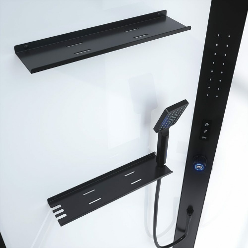 картинка Душевая кабина Black&White Galaxy G8038 110x90 8038000 с гидромассажем от магазина Сантехстрой