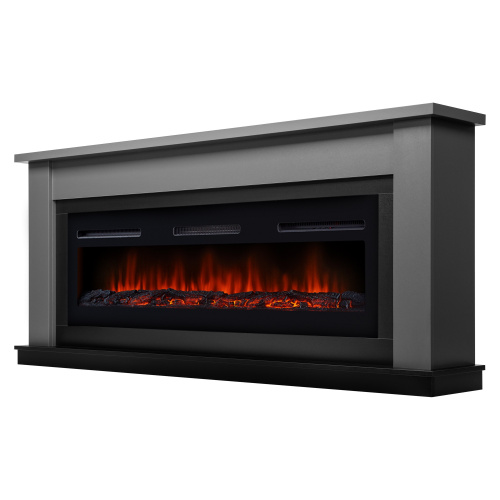 картинка Каминокомплект:Очаг Electrolux Infinity EFP/P-1600ULS, портал Canto Long графит, черный от магазина Сантехстрой