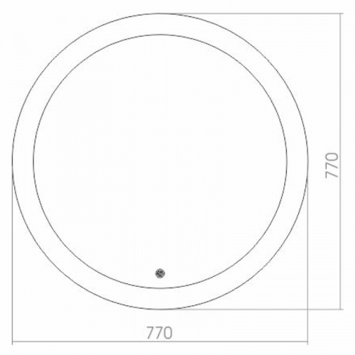 картинка Зеркало Silver mirrors фр-00001045 Белое от магазина Сантехстрой